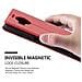 Custodia Compatibile Con Nokia Lumia 950 Xl In Rosso Mela - Coperchio Protettiva Con Chiusura Magnetica, Funzione Stand E Tasca Per Le Carte - Foto miniatura 8