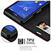 Custodia Compatibile Con Sony Xperia Z3 Compact In Marrone Cappuccino - Coperchio Protettiva Con Chiusura Magnetica, Funzione Stand E Tasca Per Le Carte - Foto miniatura 6