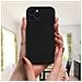 Cover Iphone 12 Pro Max Silicone Fronte Retro Ricopre Lo Schermo Nero - Foto miniatura 2