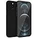 Cover Iphone 12 Pro Max Silicone Fronte Retro Ricopre Lo Schermo Nero - Foto miniatura 4