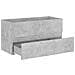 Mobile Lavabo Grigio Cemento 90x38,5x45 cm in Legno Multistrato - Foto miniatura 5