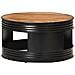 Tavolino Da Caff Nero 68x68x36 Cm In Massello Di Acacia - Foto miniatura 6