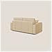Lebron Divano Letto Matrimoniale In Velluto Morbido T01 Beige 216 Cm (mat. 160x197)  - Foto miniatura 4