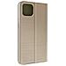 Custodia Iphone 14 Copertina Portacarte Funzione Supporto Oro - Foto miniatura 2
