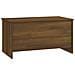 Tavolino Rovere Marrone 102x55,5x52,5 Cm In Legno Multistrato - Foto miniatura 2