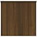Tavolino Rovere Marrone 102x55,5x52,5 Cm In Legno Multistrato - Foto miniatura 4