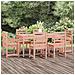 Set Da Pranzo Per Giardino 7 Pz In Legno Massello Di Douglas - Foto miniatura 1