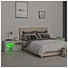 Comodini 2 Pz Con Luci A Led Grigi Cemento 70x36,5x40 Cm - Foto miniatura 4