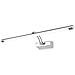 Applique Da Parete Moderno Fino Metallo Cromo 1 Luce Led 16w - Foto miniatura 2