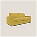 Nixon Divano letto matrimoniale con materasso 20 cm in tessuto impermeabile T03 220 cm (mat. 160x197) giallo - Foto miniatura 1