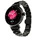 Smartwatch Donna, Display AMOLED in Acciaio Inossidabile da 1,08", Cardiofrequenzimetro, Sensori Real SpO2, Contapassi, Impermeabile IP68, Compatibile con Android e iOS Black - Foto miniatura 1