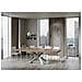 Tavolo Allungabile 90x180/284 Cm Volantis Premium Quercia Natura Telaio 4/a - Foto miniatura 3