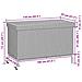 Contenitore da Giardino con Ruote Marrone Polyrattan - Foto miniatura 5
