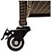 Contenitore da Giardino con Ruote Marrone Polyrattan - Foto miniatura 6