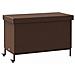 Contenitore da Giardino con Ruote Marrone Polyrattan - Foto miniatura 1