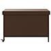 Contenitore da Giardino con Ruote Marrone Polyrattan - Foto miniatura 10