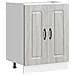 Mobile Base Lavello Kalmar Grigio Sonoma 60x46x81,5 Cm - Foto miniatura 2