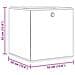 Scatole Portaoggetti 10pz Grigio 32x32x32cm Tessuto non Tessuto - Foto miniatura 10