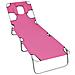 Lettino Prendisole Pieghevole Con Poggiatesta Acciaio Magenta - Foto miniatura 2