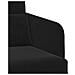 Divano Letto a Terra 2-in-1 Nero 65x80x83 cm in Velluto - Foto miniatura 8