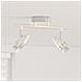 Farettto da soffitto 2 vie regolabili nichel opaco GU10 - Foto miniatura 2
