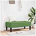 panchina Verde Chiaro 113x57x39 cm in velluto - Foto miniatura 2