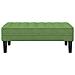 panchina Verde Chiaro 113x57x39 cm in velluto - Foto miniatura 4