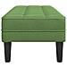 panchina Verde Chiaro 113x57x39 cm in velluto - Foto miniatura 5
