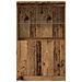 Sideboard con Luci LED Legno Antico 60x37x100 cm - Foto miniatura 6