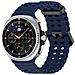 Cinturino Ocean Compatibile Con Samsung Watch8 E Watch8 Classic - Silicone Blue - Foto miniatura 2