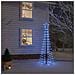 Lusso Casadino -  Albero Di Natale A Cono Blu 108 Led 70x180 Cm - Foto miniatura 8
