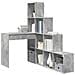 Scrivania ad angolo Grigio cemento 101,5 x 149,5 x 149,5 cm - Foto miniatura 3
