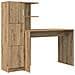 Scrivania con Spazio di Archiviazione 2 pcs rovere artigianale - Foto miniatura 1