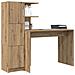 Scrivania con Spazio di Archiviazione 2 pcs rovere artigianale - Foto miniatura 3