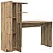 Scrivania con Spazio di Archiviazione 2 pcs rovere artigianale - Foto miniatura 7