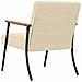poltrona Crema 59 x 75 x 78 cm Tessuto - Foto miniatura 6