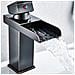 Rubinetto per lavabo da bagno, Blackswan, Cascada tipo M29, modello nero antico, misura 17 cm - Foto miniatura 2