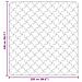 Duvet Estivo Crema 220 x 240 cm Microfibra e Fleece Teddy - Foto miniatura 9