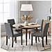 Sedia Da Pranzo Imbottita Con Schienale Alto, Sedia In Tessuto Ergonomica, Sedie Moderne Per Cucina Con Gambe In Legno, Comode E Stabili, Per Sala Da Pranzo, Cucina E Home Office - Foto miniatura 6