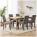Sedia Da Pranzo Imbottita Con Schienale Alto, Sedia In Tessuto Ergonomica, Sedie Moderne Per Cucina Con Gambe In Legno, Comode E Stabili, Per Sala Da Pranzo, Cucina E Home Office - Foto miniatura 7