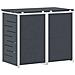 Stoccaggio contenitore a ruote Antracite 138 x 77,5 x 112,5 cm - Foto miniatura 9