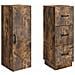 Set di armadi 2 pcs Rovere Fumo 33 x 34,5 x 87 cm - Foto miniatura 3