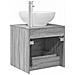 Mobile Lavabo da Parete Sonoma grigio 49,5 x 44,5 x 66,5 cm - Foto miniatura 4