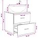 Mobile Lavabo da Parete Sonoma grigio 49,5 x 44,5 x 66,5 cm - Foto miniatura 8