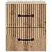 Mobiletto da notte a muro con cassetto 2 pcs Rovere Artigianale - Foto miniatura 5