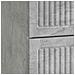Armadio da Notte 2 pcs Grigio Cemento 43 x 34,5 x 47,5 cm - Foto miniatura 8