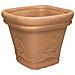 Vaso in resina effetto terracotta cm 46x46xH 39,5 - Foto miniatura 1