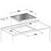 Piano Cottura FTGHG 641 D / HA (BK) a Gas 4 Fuochi Gas Colore Nero - Foto miniatura 4