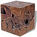 Sgabello In Legno Di Teak 40x40x45 Cm - Foto miniatura 3