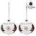 Palle Di Natale Christmas Planet 2003 8 Cm (2 Uds) Geam Bianco S1107273 - Foto miniatura 1